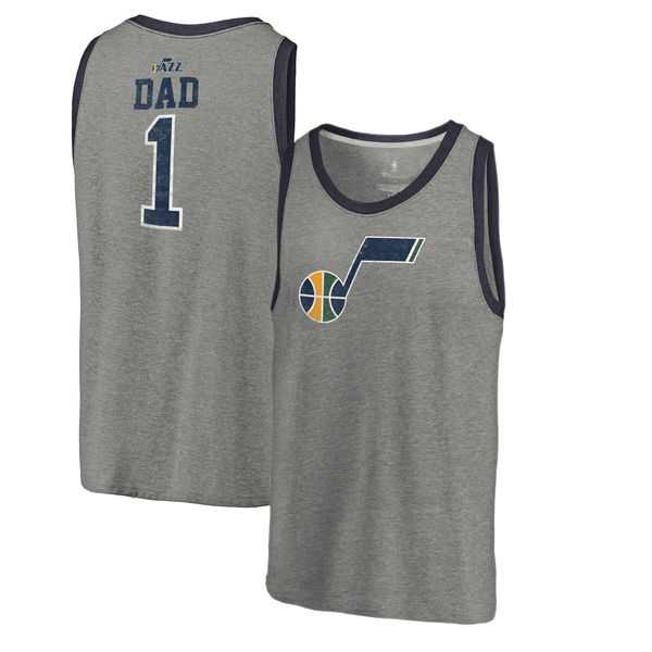 Utah Jazz Fanatics Branded Greatest Dad Tri-Blend Tank Top - Heathered Gray,We sell and wholesale Utah Jazz Fanatics Branded Greatest Dad Tri-Blend Tank Top - Heathered Gray on line form chian!